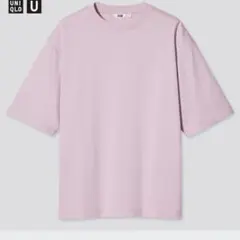 ユニクロU 半袖　エアリズム　ピンク　Tシャツ