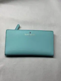 【新品未使用】ケイトスペード 長財布 カードケース 水色 サフィアーノレザー