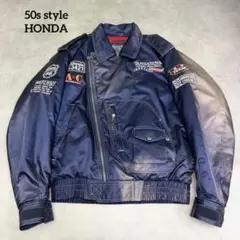 50s style HONDA Racing Jacket Dポケ　フェード 50s style HONDA Racing Jacket Dポケ フェード - メルカリ