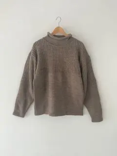 Calvin Klein タートルネックニット L ベージュ