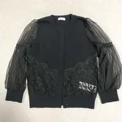 値下げ　新品　FRAYl.D ブラックレースカーディガン　サイズＦ