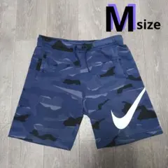 NIKE ハーフパンツ ネイビーカモフラ Mサイズ
