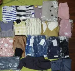 【全て新品】子ども服 100cm 女の子 秋服 23点 まとめ売り