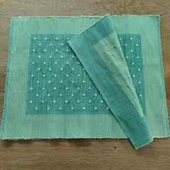 ランチョンマット　グリーン　2枚セット