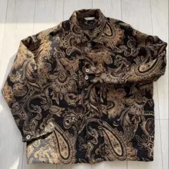《美品JOURNAL STANDARD ジャガード柄シャツジャケットペイズリー