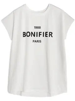 GRL グレイル ロゴプリントフレンチスリーブTシャツ F ホワイト