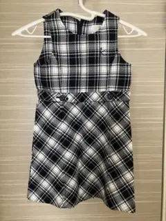 組曲　ジャンバースカート　S 110 チェック