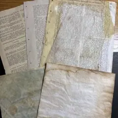 約900g☆イギリスのアンティークペーパー 蚤の市 書類 ヴィンテージ