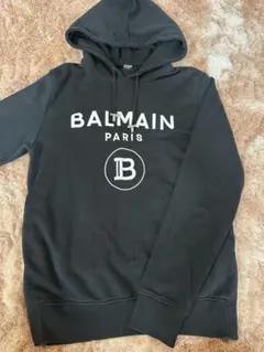 BALMAIN PARIS ロゴ プルオーバー パーカー ブラックのサムネイル