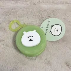 ①ナガノキャラクターズ まんまるミニシリコンポーチ　くま