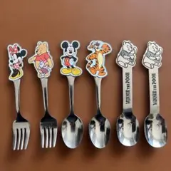 Disney子ども用キャラクター スプーン・フォークセット