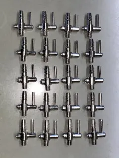 送料無料】日本製一方コック10個セット 新品 未使用 金属製エアー分岐