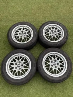 BBS 16インチ 日産オプション　MOMOタイヤ 4本セット　cg26のサムネイル