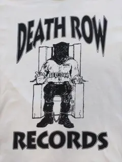 DEATHROWRECORDS　デスロウレコード　ヒップホップ　S　Tシャツ　白