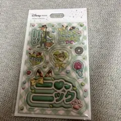 ディズニー　ぷっくりシール　ニック・ワイルド