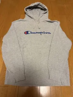 Champion ロゴパーカー Size/XL グレー
