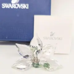 スワロフスキー 2013年　限定品 蘭 オーキッド ペーパーウェイト スワンマー