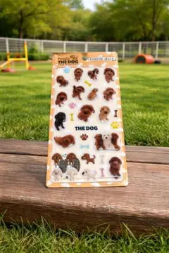 プクプク犬シール。