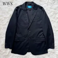 美品⭐︎WWS テーラードジャケット ブラック ウォッシャブル Sサイズのサムネイル