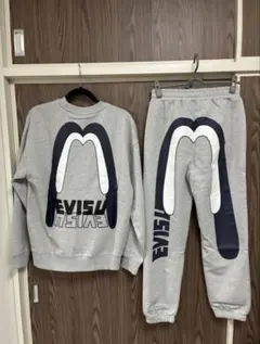 出品迷い中☆大人気♡完売 EVISU BIGカモメ スウェット ジョガー 
