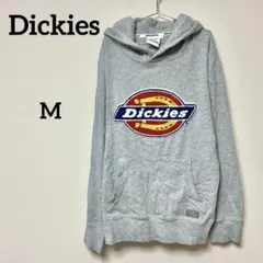 Dickies ディッキーズ ロゴ刺繍 プルオーバーパーカー グレー M