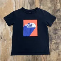 THE NORTH FACE Tシャツ ブラック ポップアート キッズ 140