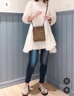 ローリーズファーム ジャストフィットスキニーデニム Mサイズ ブルー系
