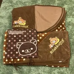 リラックマ 正方形こたつ掛、敷布団セットとクッション　6月16日迄のサムネイル