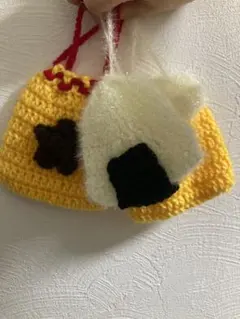 ハンドメイド かぎ針編み 巾着袋 セット
