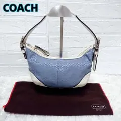 [希少色] コーチ アクセサリーポーチ ショルダーバッグ シグネチャー ミニ