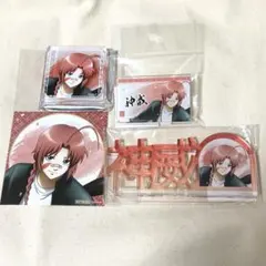 3年Z組銀八先生 アニメガ ソフマップ 書道 神威 アクリルブロック バッジ