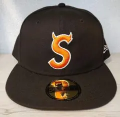 シュプリーム　New Era Sロゴ　ツノ　ブラウン
