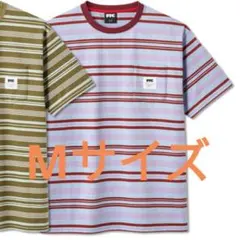 新品未使用 M FTC POCKET STRIPE TEE PURPLE 紫のサムネイル