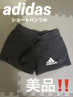 adidas アディダス スウェットショートパンツ ブラック J/M ロゴ短パンのサムネイル