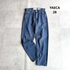 美品✨YAECA ヤエカ スリムテーパードデニム リネン混 ブルー 28のサムネイル