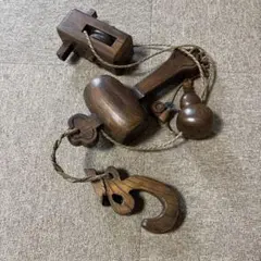 自在鉤　時代物自在鉤　木製自在鉤 火鉢自在鉤　副招き小槌自在駒 jizaikagi_sakana_アートボード-