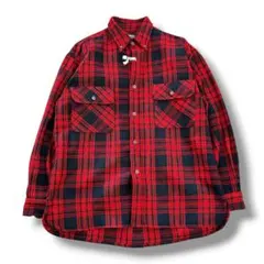 美品 UNIQLO オールドユニクロ フランネルシャツ 長袖 レッドチェック M