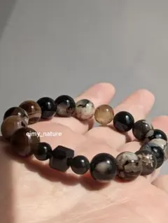 夜桜瑪瑙デザインブレス