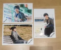 King & Prince永瀬廉ソロ　公式写真⑬３枚セット