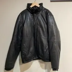 80s 90s eddie bauer レザーダウンジャケット Mサイズ