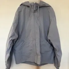 UNIQLO U フーデッドブルゾン 青