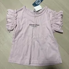 Sunny River フリルTシャツ ピンク 120