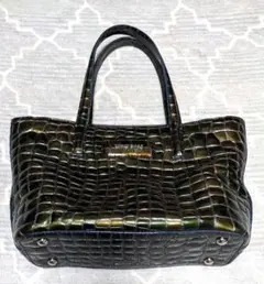 T*n様 COCCO FIOREクロコダイル風トートバッグ オリーブグリーン