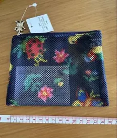 FEIRER ハイジメッシュポーチ 花と昆虫デザイン メッシュポーチ 2個セット FEIRER ハイジメッシュポーチ 花と昆虫デザイン メッシュポーチ 2個