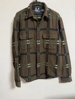 【美品】ポロラルフローレン　コットンネルシャツ　Mサイズ