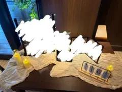 ウェルカムスペース　結婚式　装飾