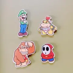 スーパーマリオ　キャラマグネッツ　ドンキーコング　クッパJr ヘイホー　ルイージ