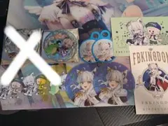 白上フブキ フブキングダムの里 ポストカード コースター 缶バッチ セット