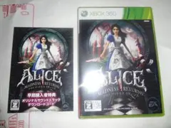 アリス マッドネス リターンズ Xbox360 未開封