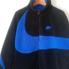 ナイキ NIKE リバーシブルジャケット メンズL スウォッシュ刺繍ロゴ